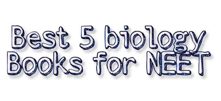 best 5 biology books for neet