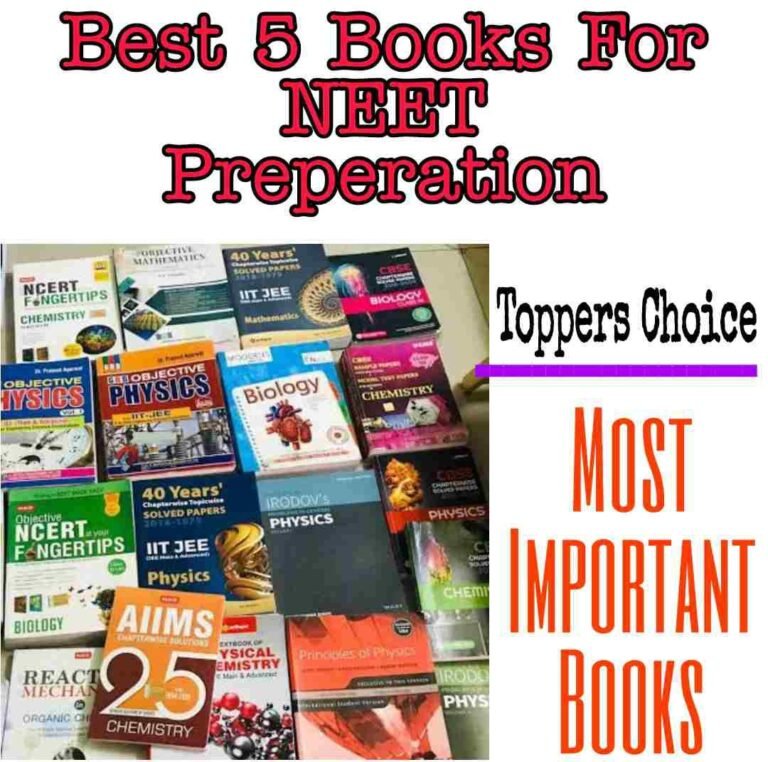 Best Books For NEET 2022, 2023, 2024, 2025 Preparation Biology