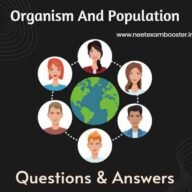 Organism And Population Class 12