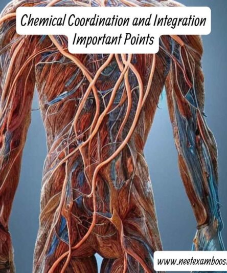 Chemical Coordination and Integration Important Points