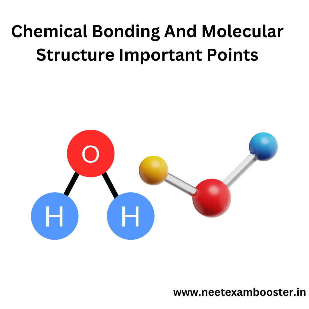 Chemical bonding and molecular structure important points: