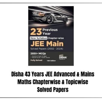 Disha 43 Years JEE Advanced & Mains Maths