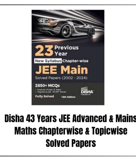 Disha 43 Years JEE Advanced & Mains Maths