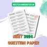 NEET 2024 Question Paper